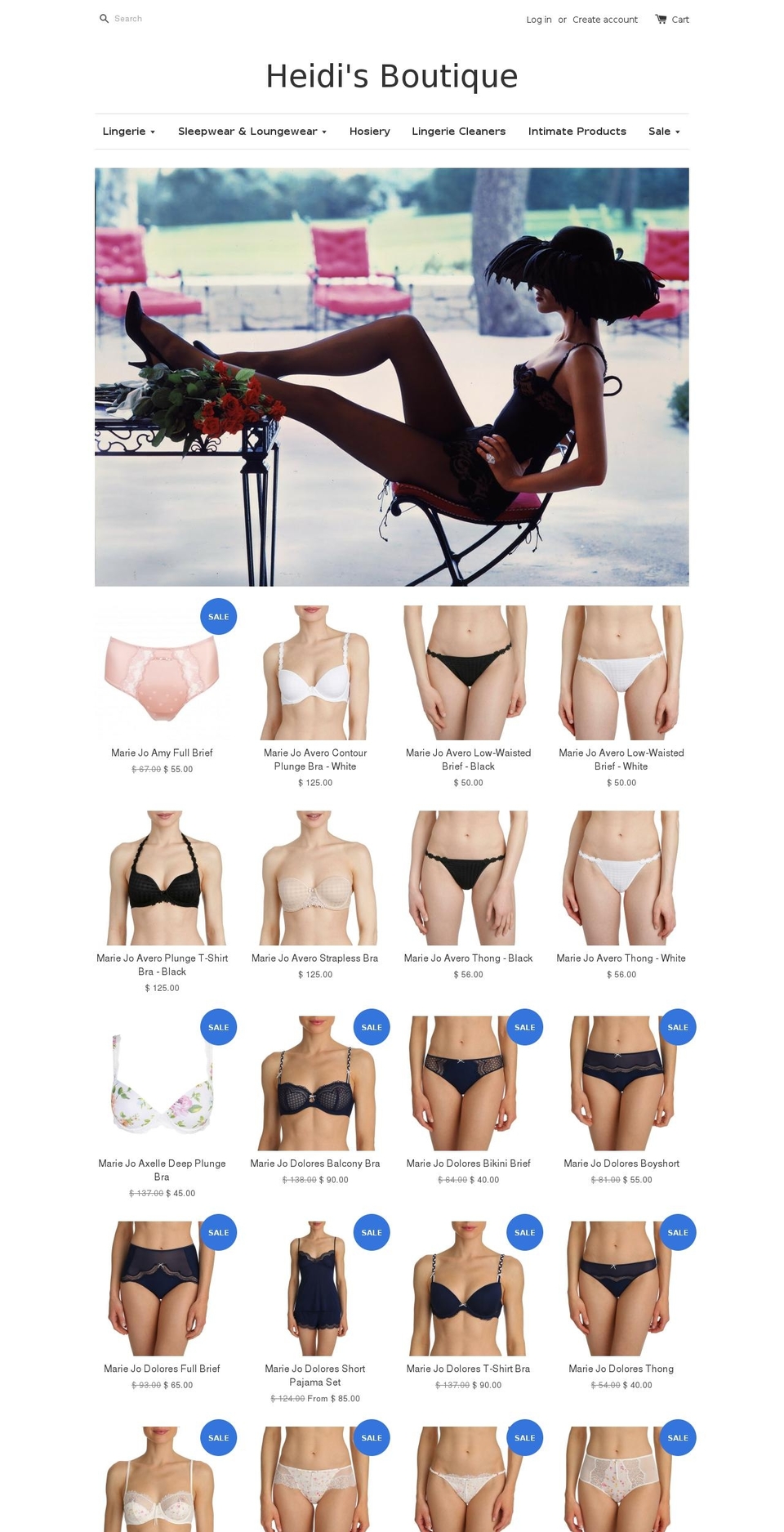 heidisboutiqueonline.com shopify website screenshot