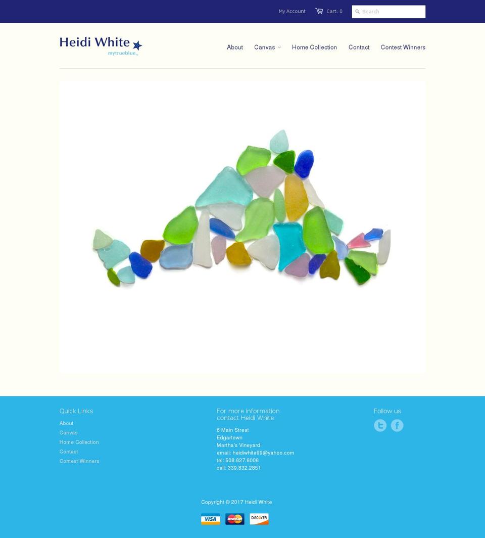 heidiwhitehome.com shopify website screenshot