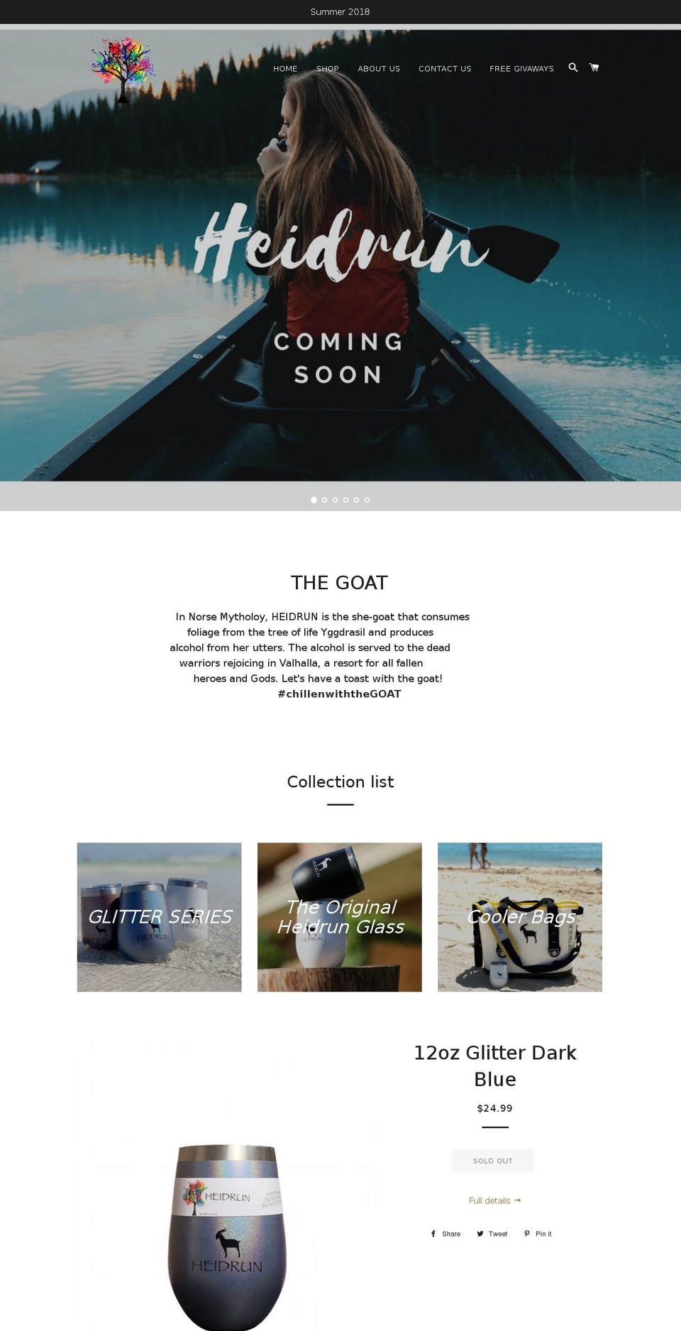 heidrun.com — Shopify storefront screenshot