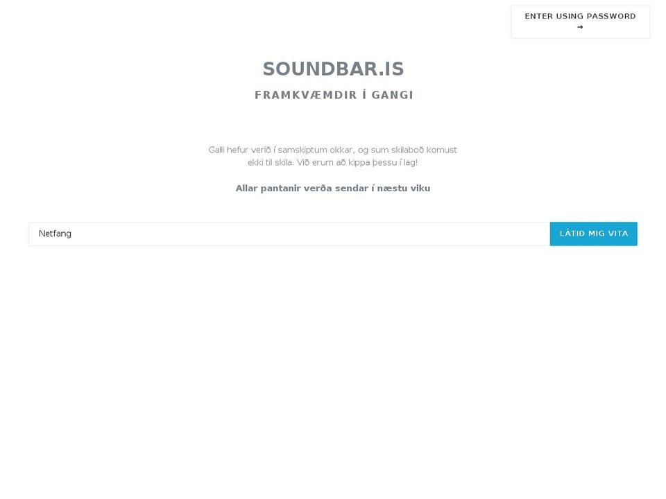 heilsuvara.com — Shopify storefront screenshot