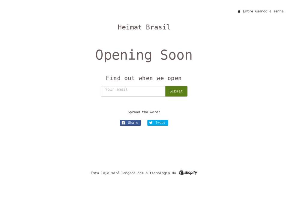 heimat-brasil.com shopify website screenshot