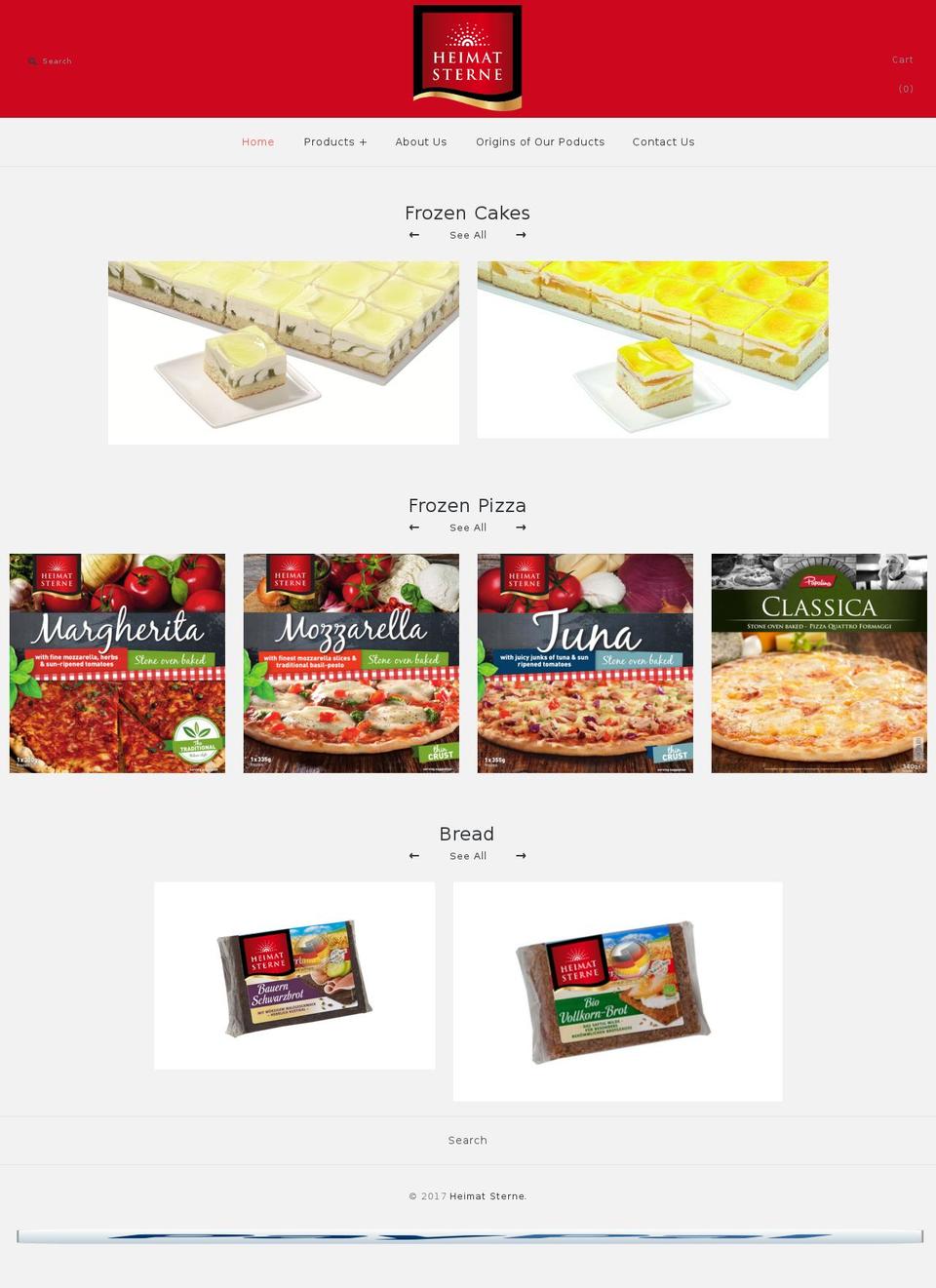 heimat-sterne.com shopify website screenshot
