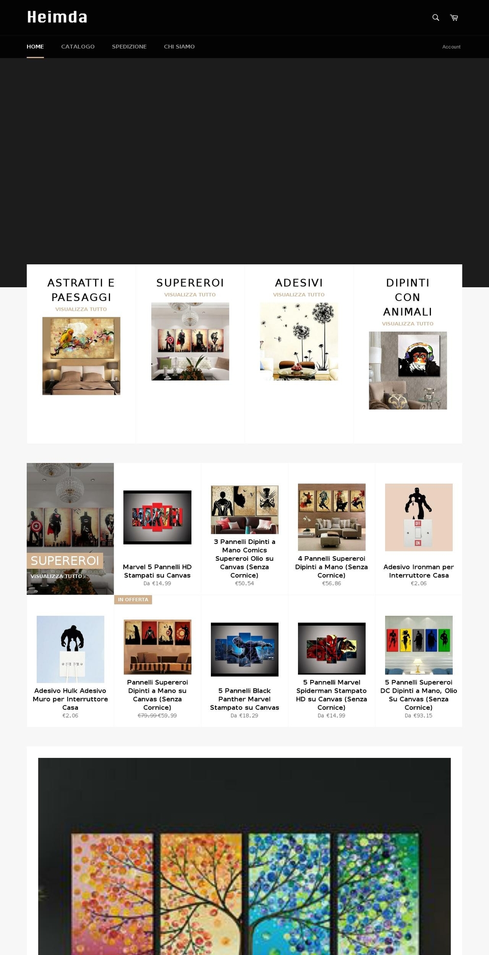 heimda.com — Shopify storefront screenshot