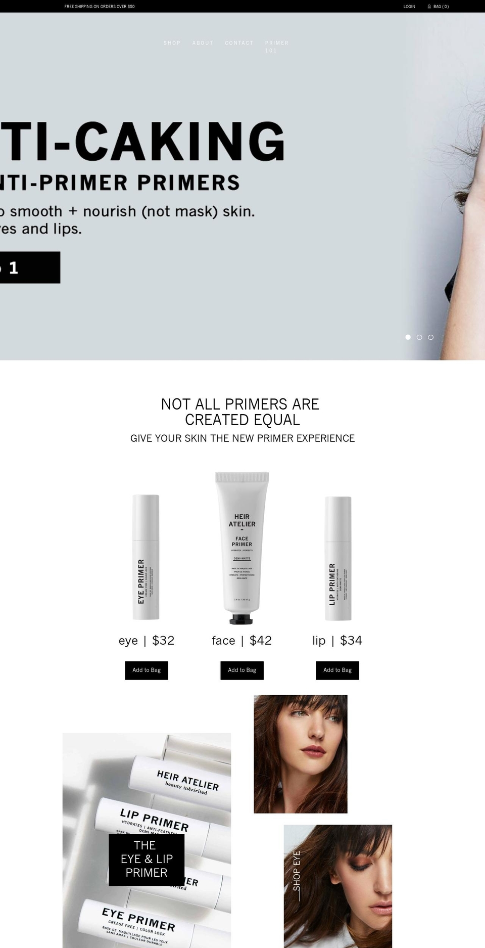 heiratelier.com shopify website screenshot