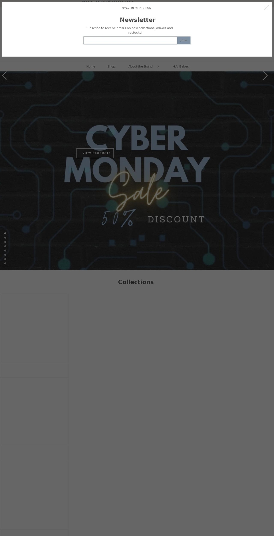 heirazur.com shopify website screenshot