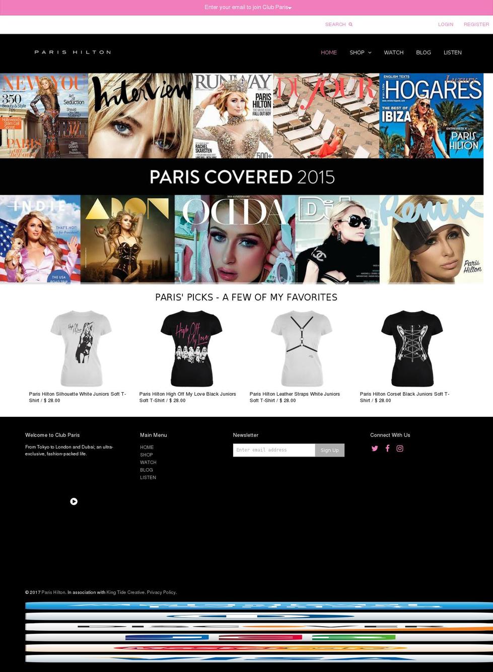 Weekend Shopify theme site example heiressmakeup.com