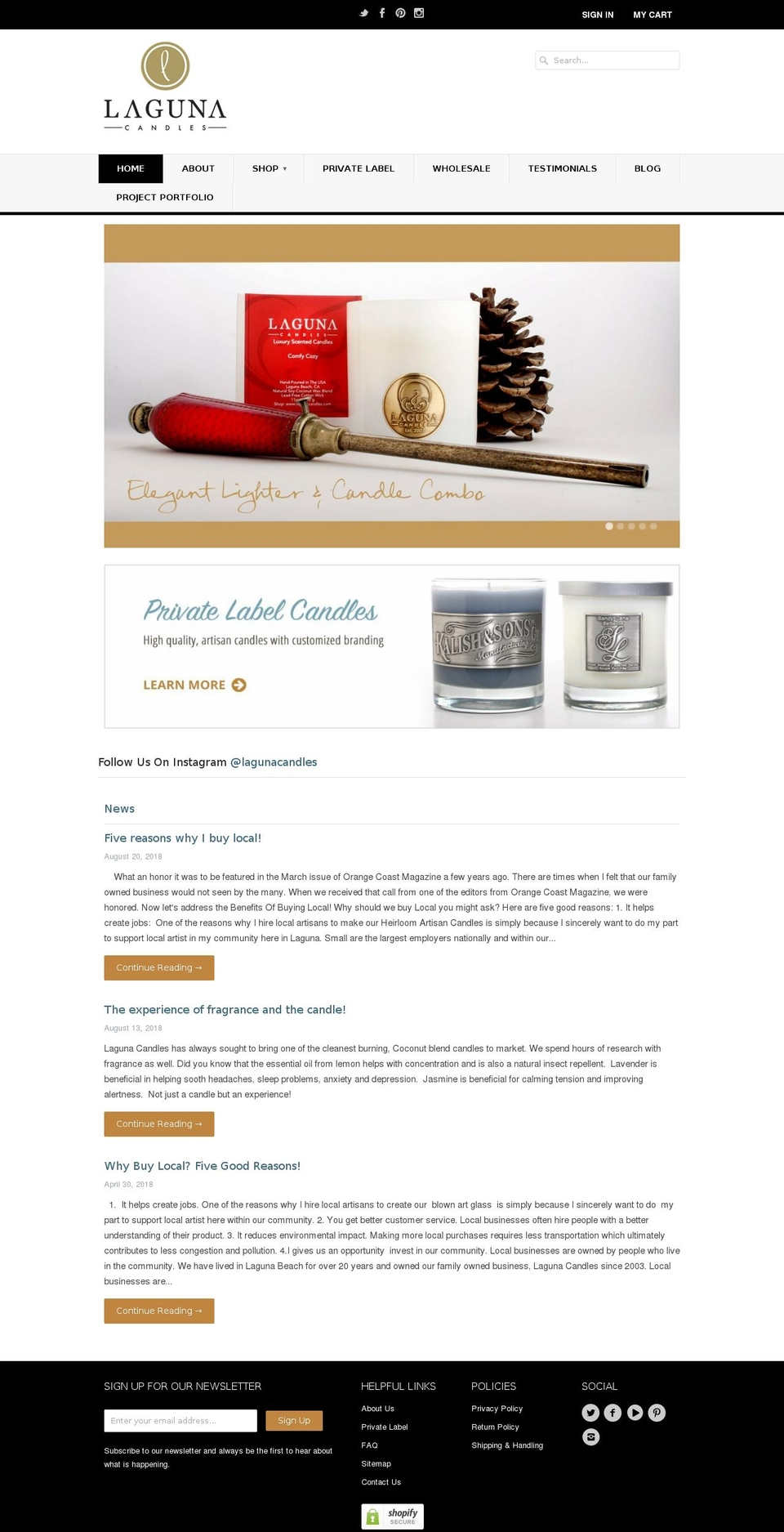 Mobilia (Laguna Candles) v2.0 - Bold PD 11\/24 Shopify theme site example heirloomartisancandles.com