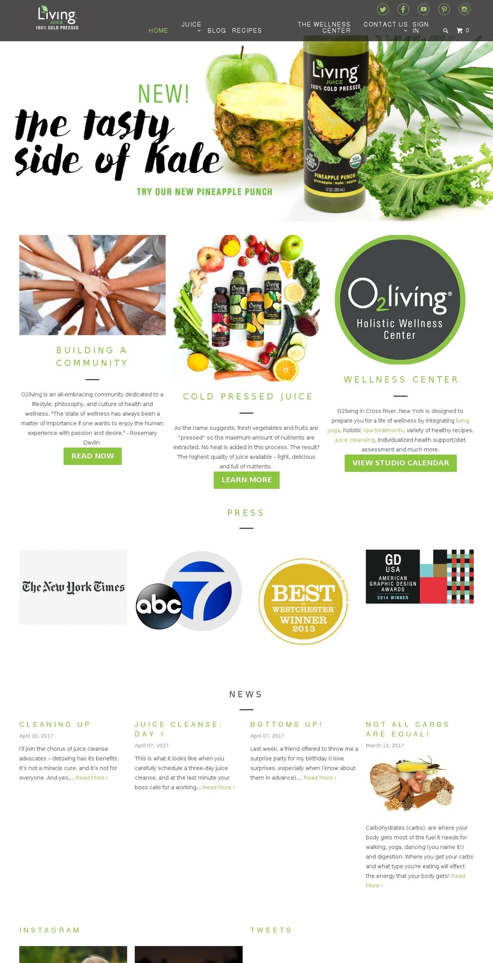 O2Living - Slideshow Shopify theme site example heistherealdeal.com