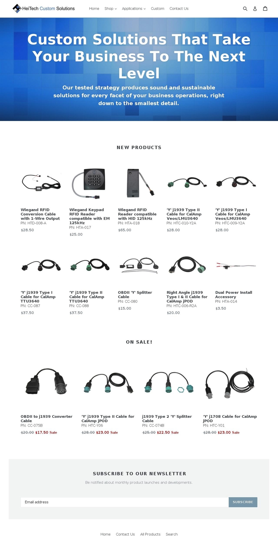 heitechcs.com shopify website screenshot