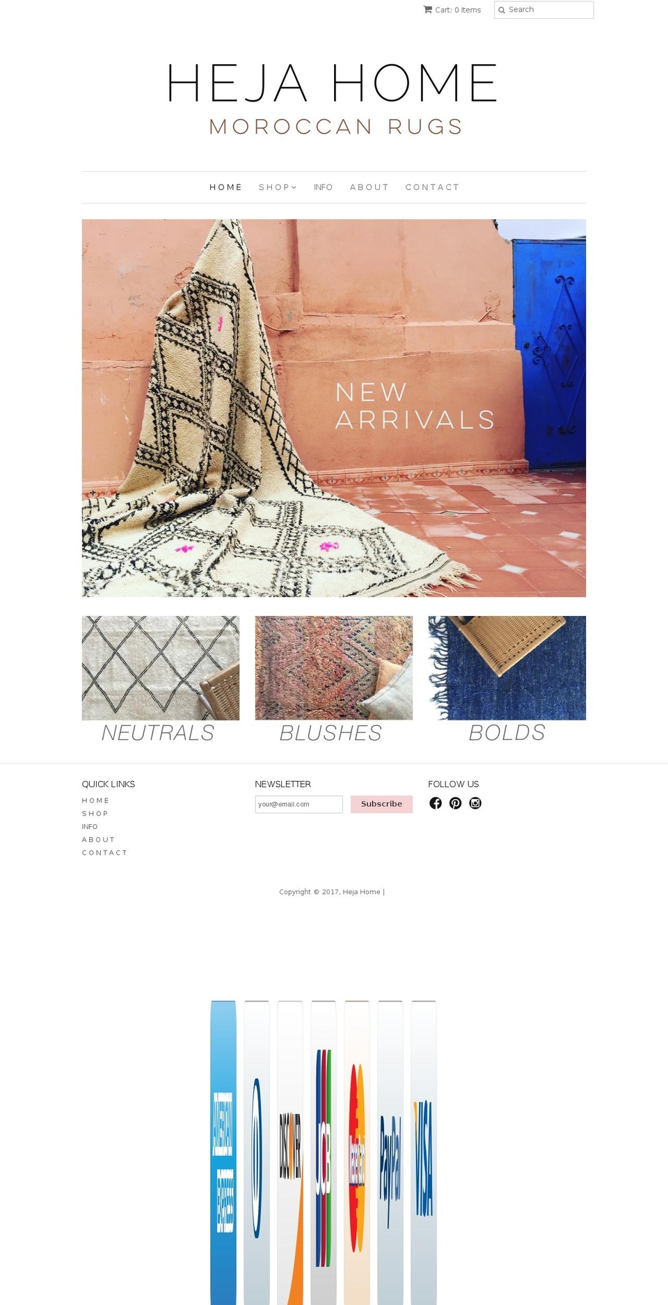 hejahome.com shopify website screenshot