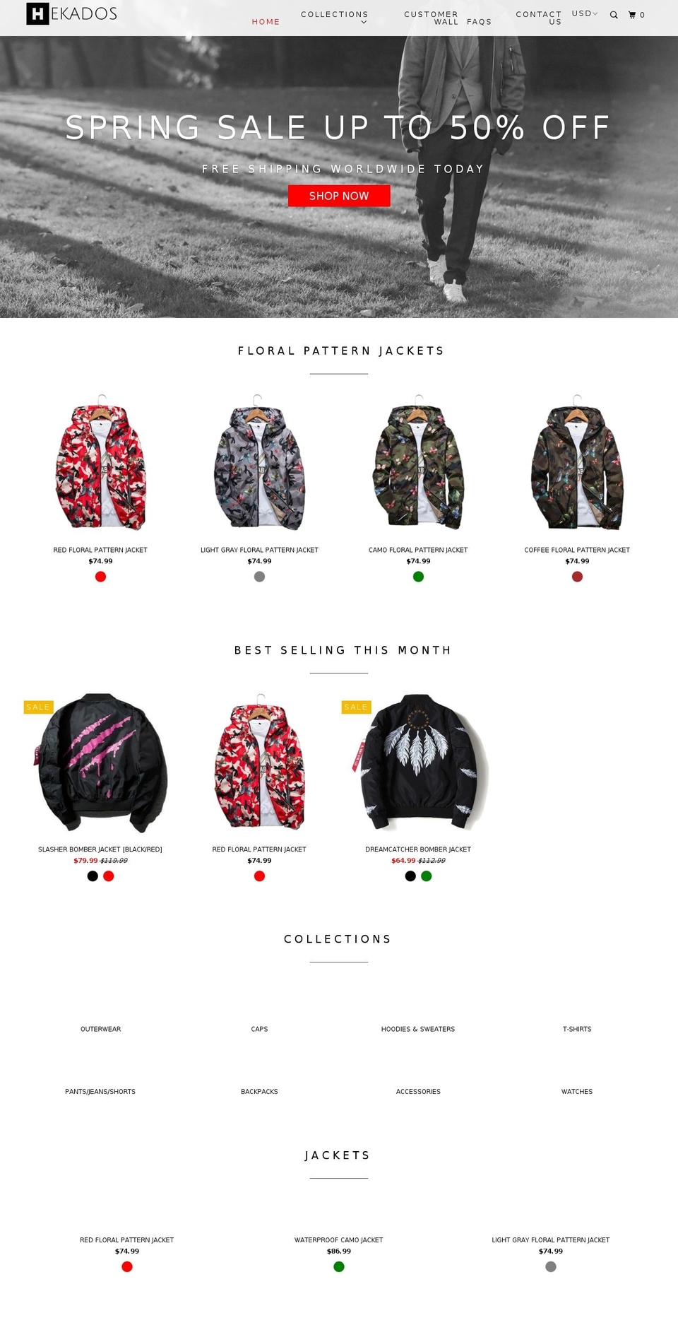 hekados.com shopify website screenshot