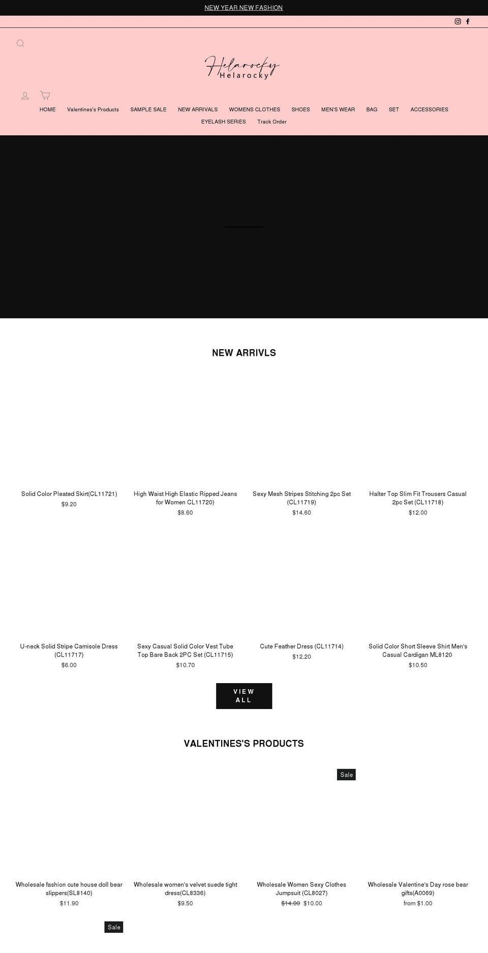 helarocky.com shopify website screenshot
