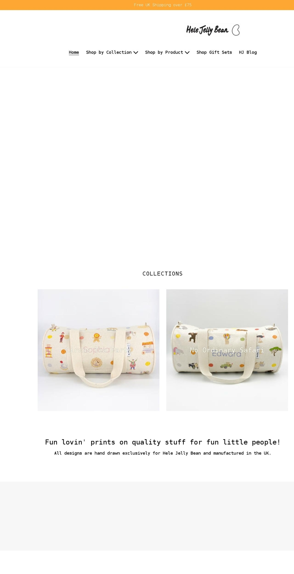 helejellybean.co.uk shopify website screenshot