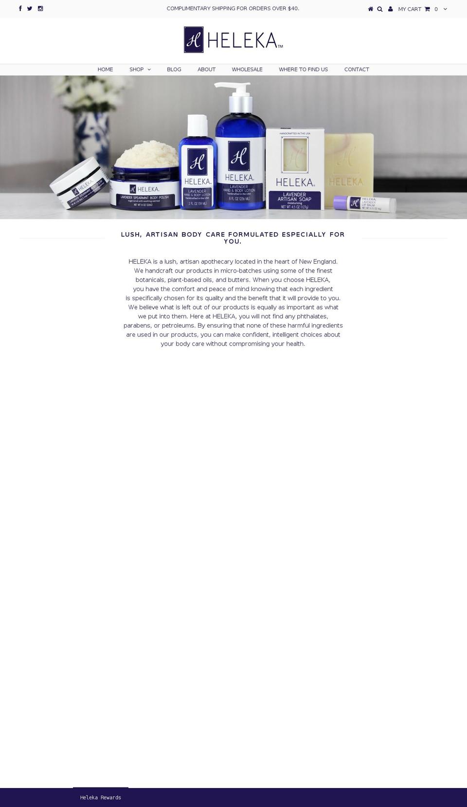 heleka.com shopify website screenshot