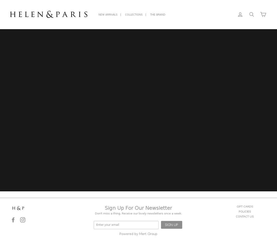 Helen\u0026Paris - Live Shopify theme site example helenandparis.net