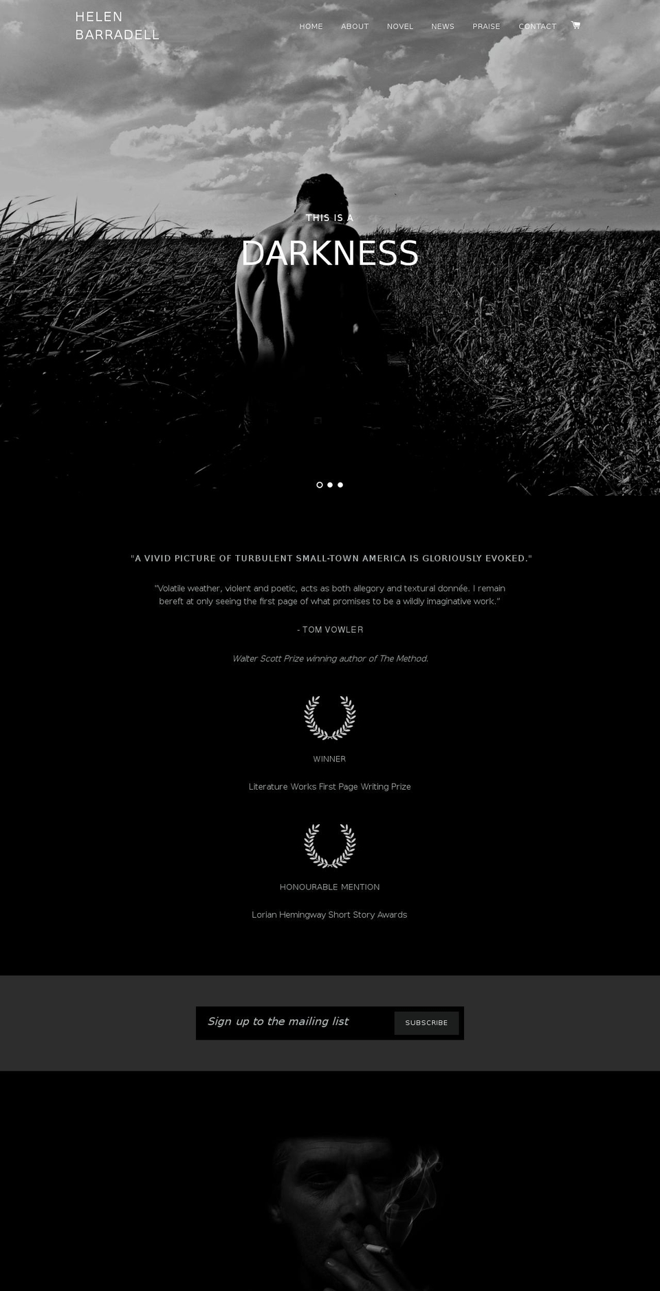 helenbarradell.com shopify website screenshot