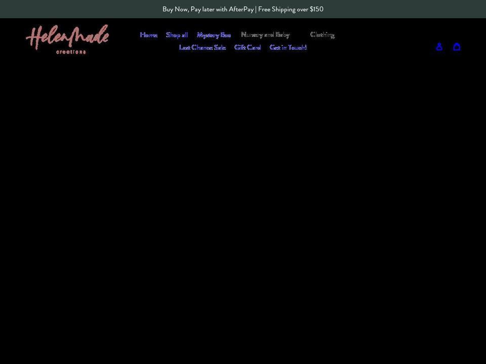helenmade.com.au shopify website screenshot
