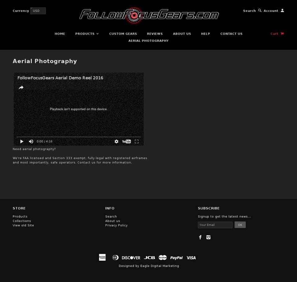 helicoptersean.com shopify website screenshot