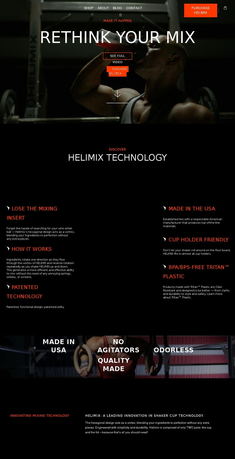 helimix.com shopify website screenshot