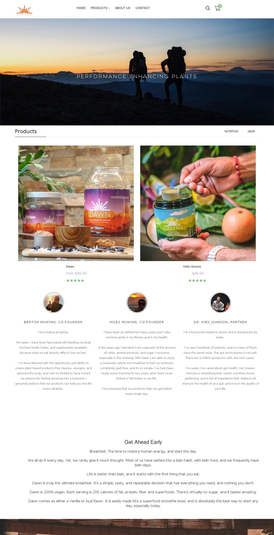 heliotoday.com — Shopify storefront screenshot