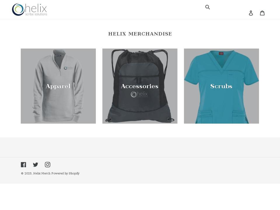helixmerch.com shopify website screenshot