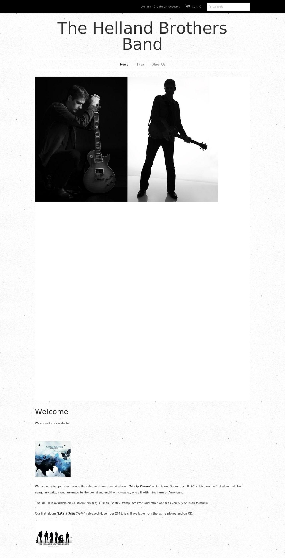 hellandbrothers.com — Shopify storefront screenshot