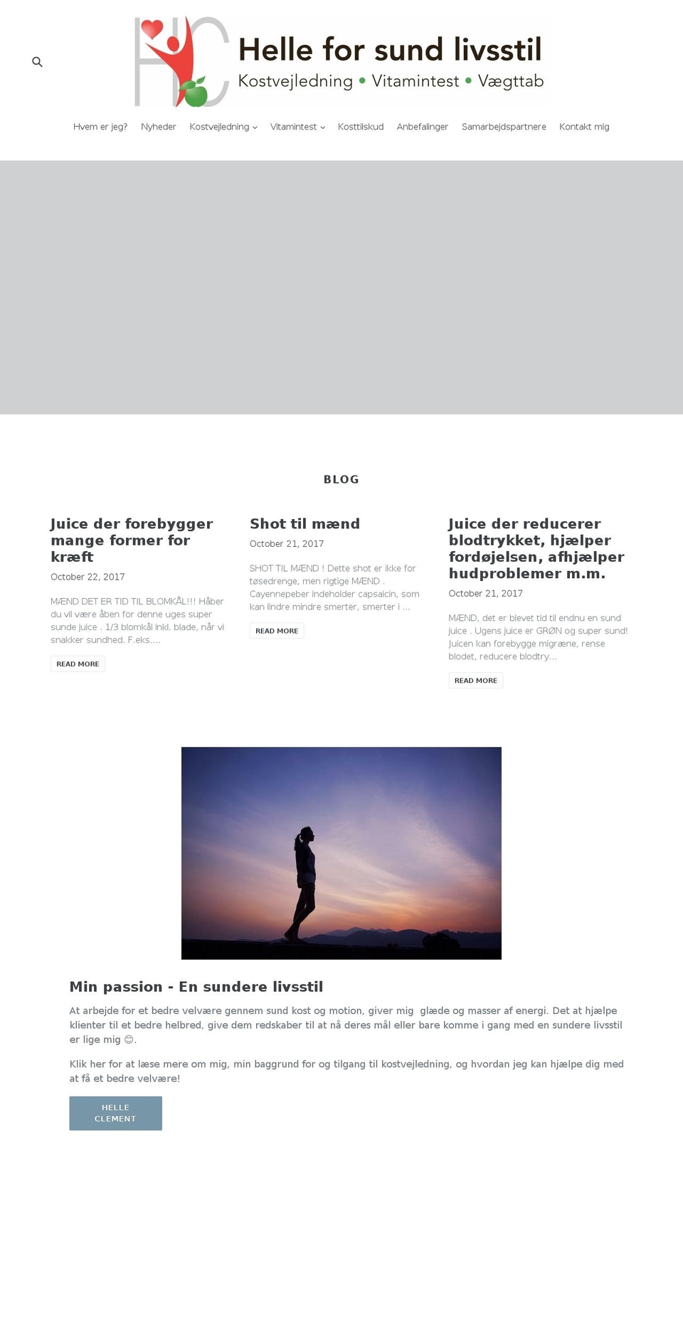 helle-clement.com — Shopify storefront screenshot
