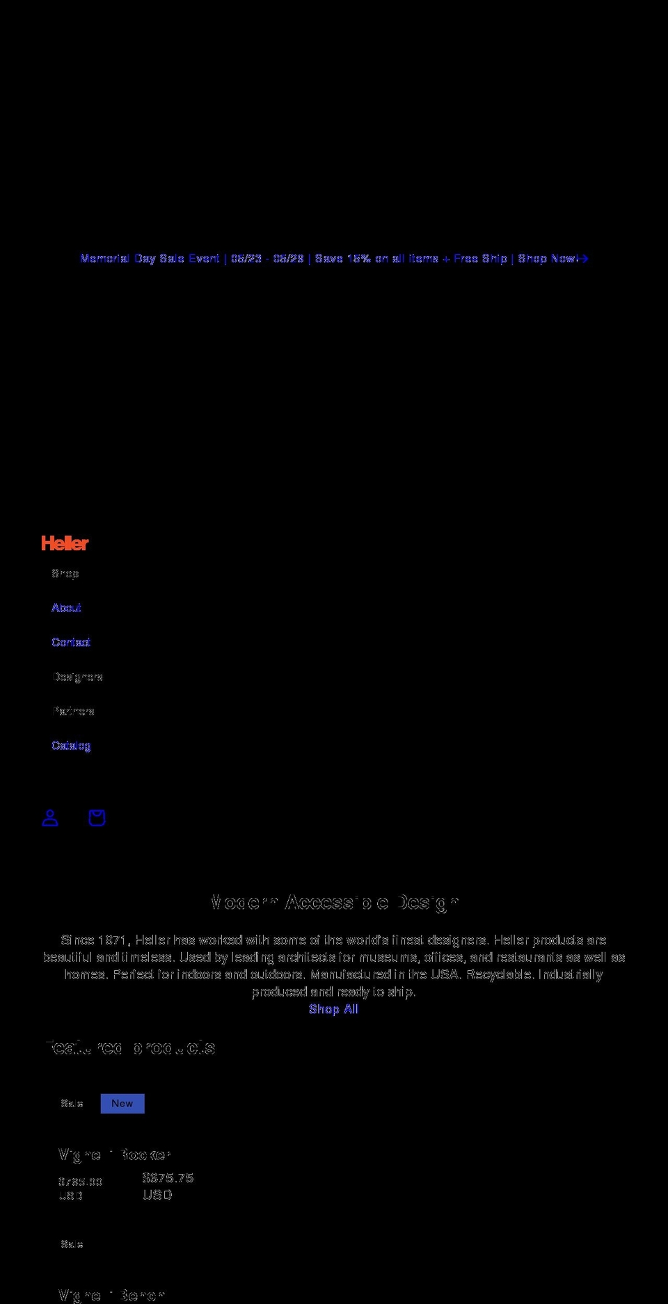 hellerinc.com shopify website screenshot