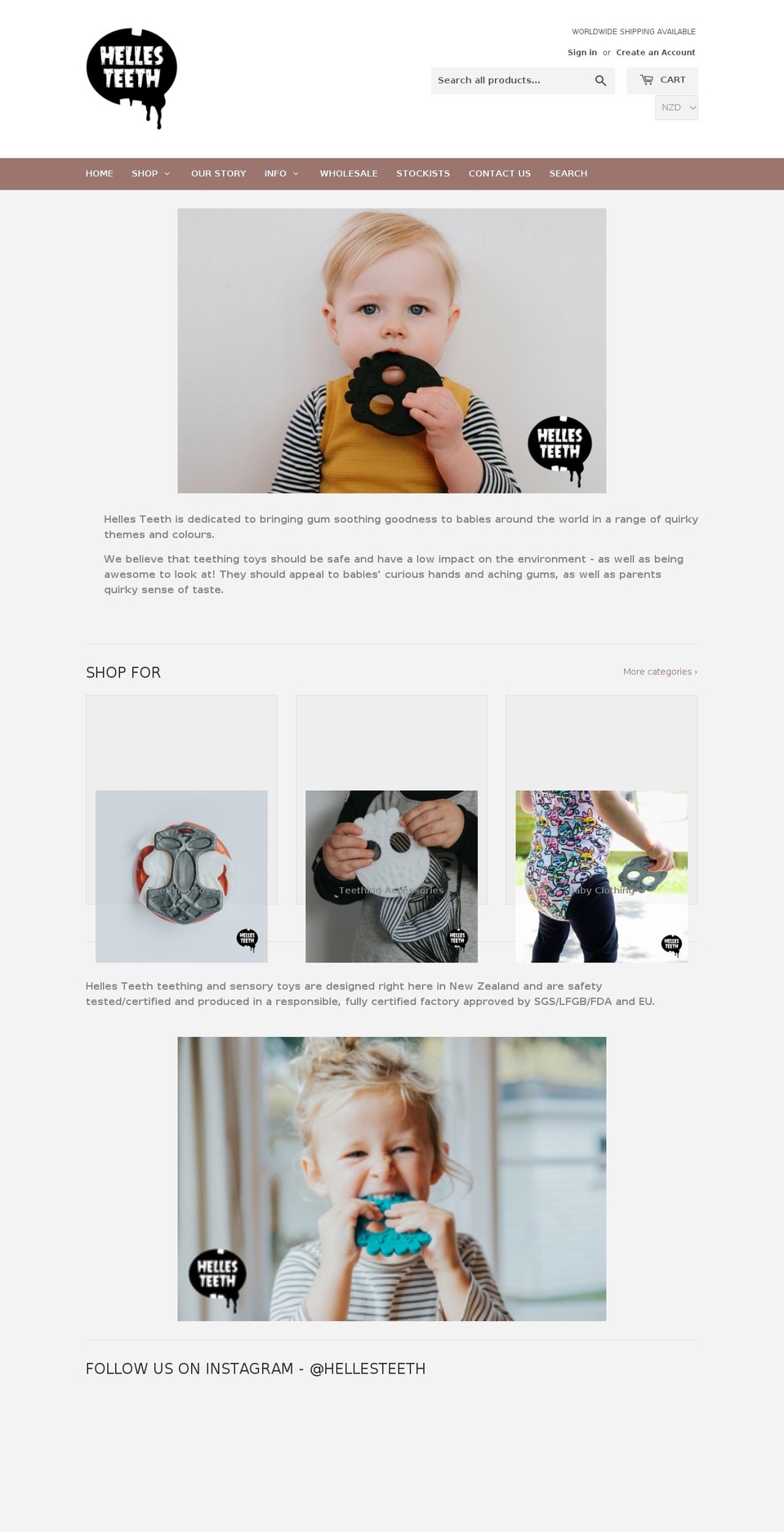 hellesteeth.com shopify website screenshot