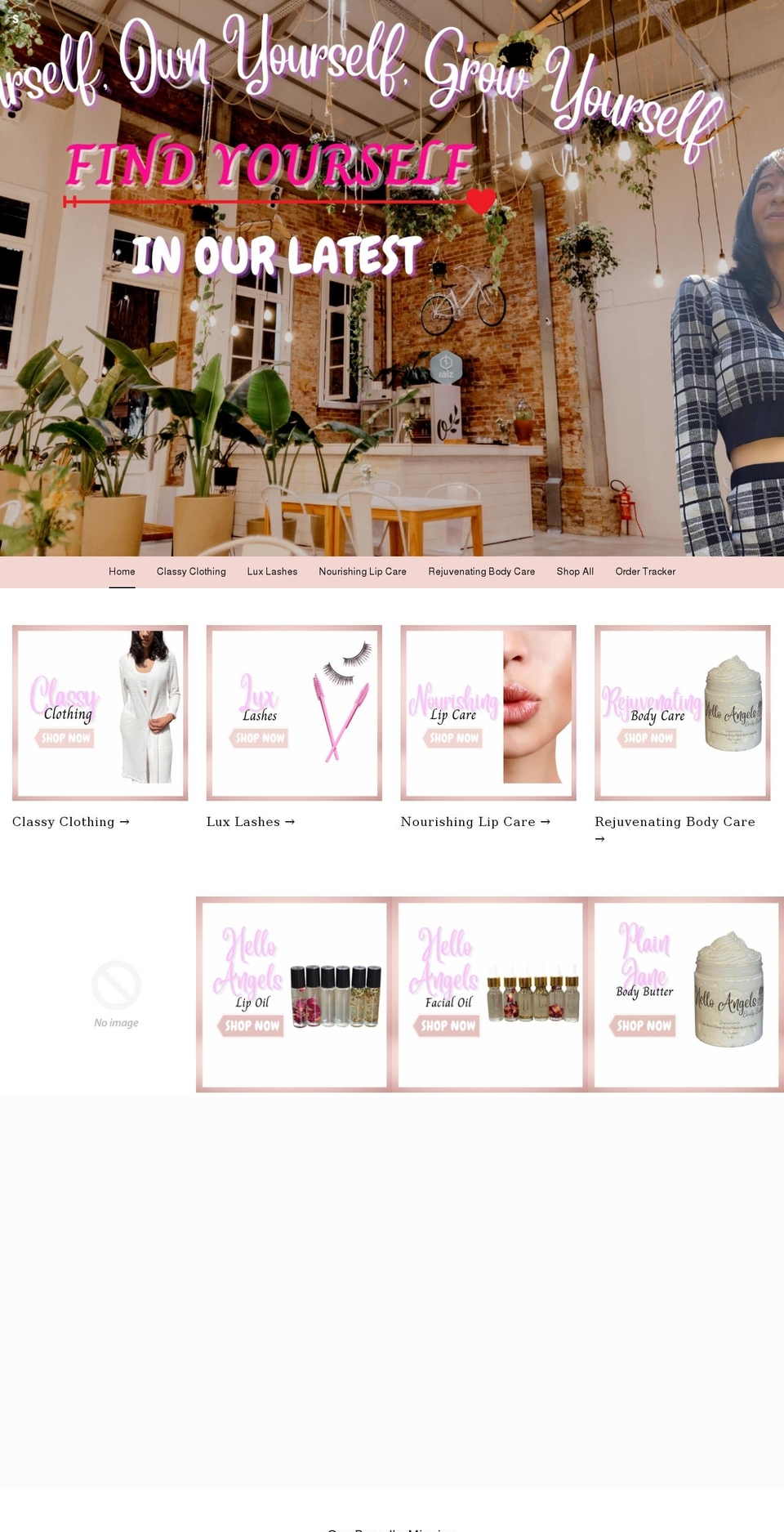 helloangels.shop shopify website screenshot