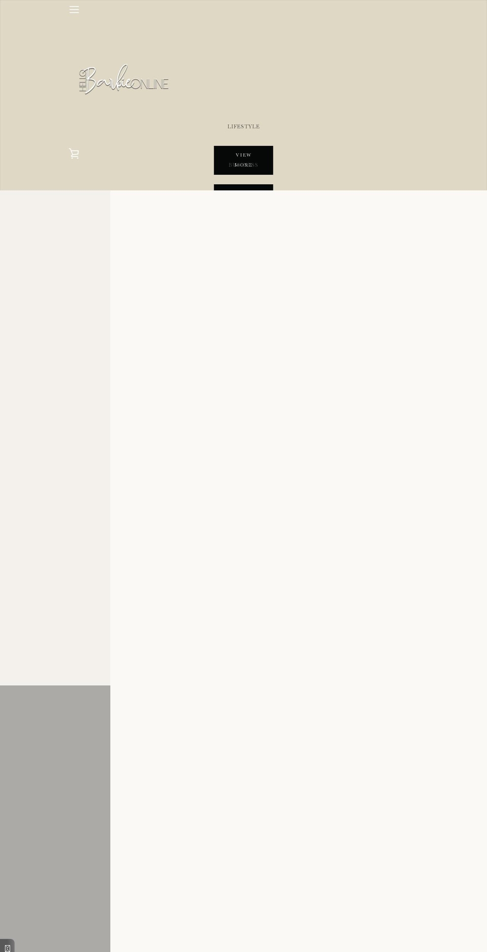 hellobarbieonline.com shopify website screenshot