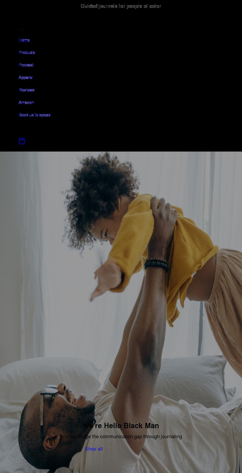 helloblackman.com shopify website screenshot