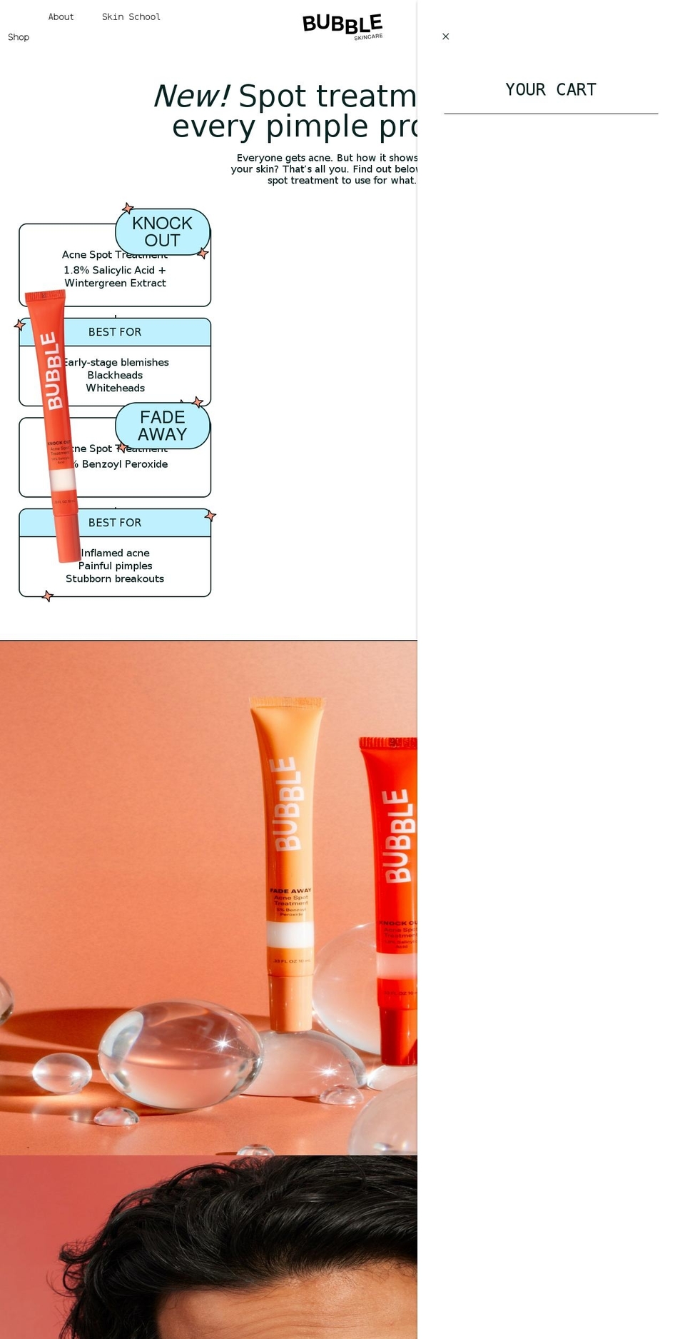 hellobubble.com shopify website screenshot