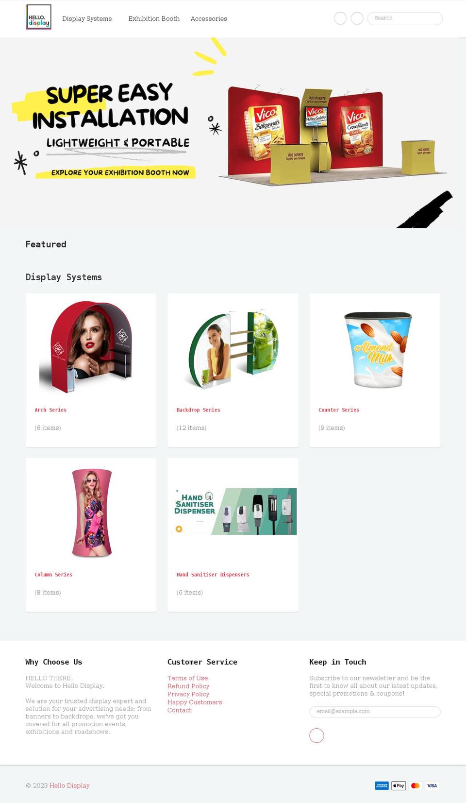 hellodisplay.shop shopify website screenshot