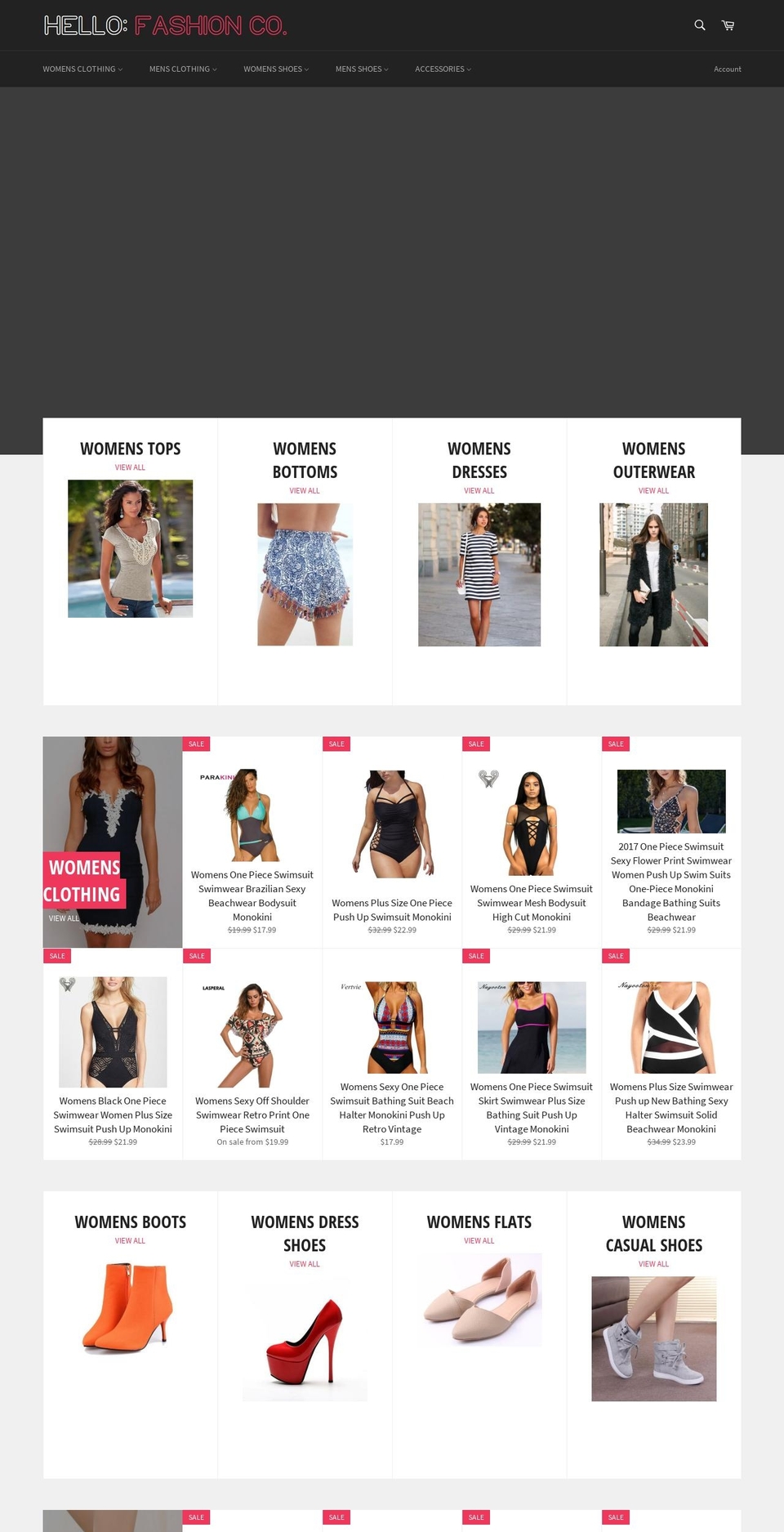 hellofashionco.com — Shopify storefront screenshot