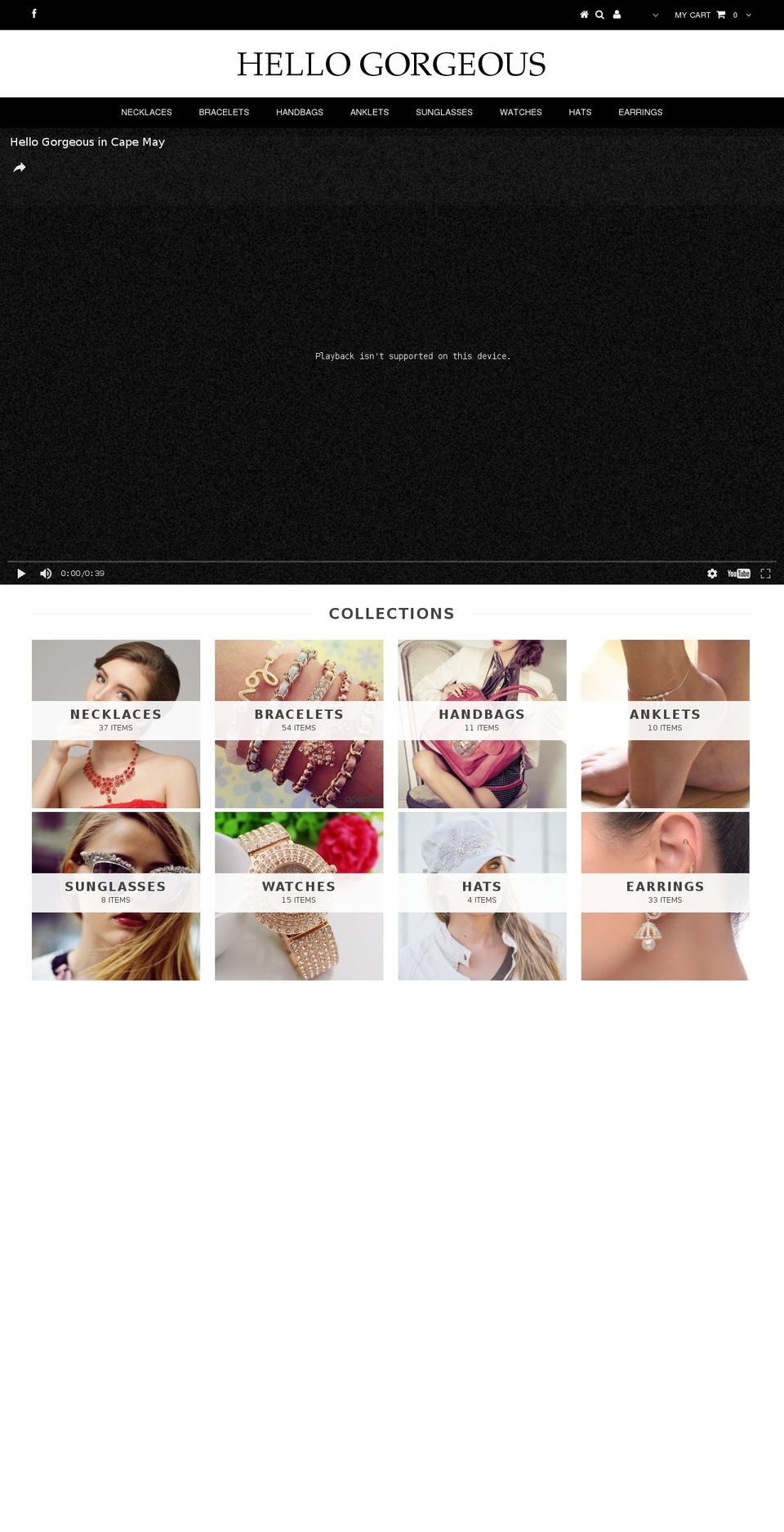 hellogorgeouscapemay.com shopify website screenshot