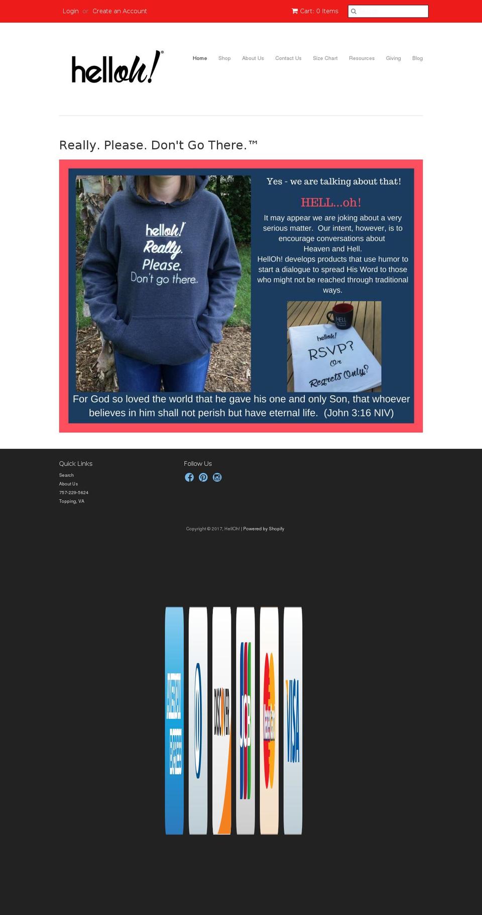 helloh.com shopify website screenshot