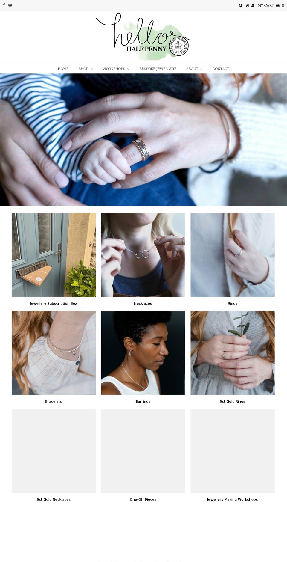 hellohalfpenny.com shopify website screenshot