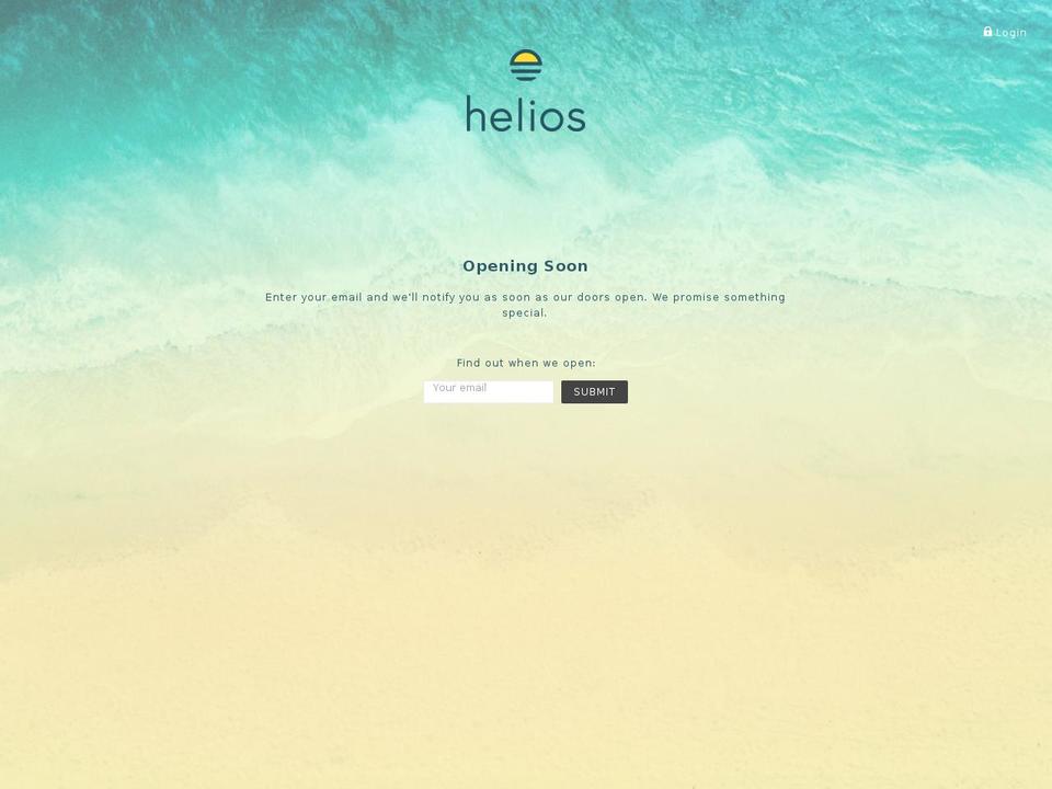 hellohelios.com — Shopify storefront screenshot
