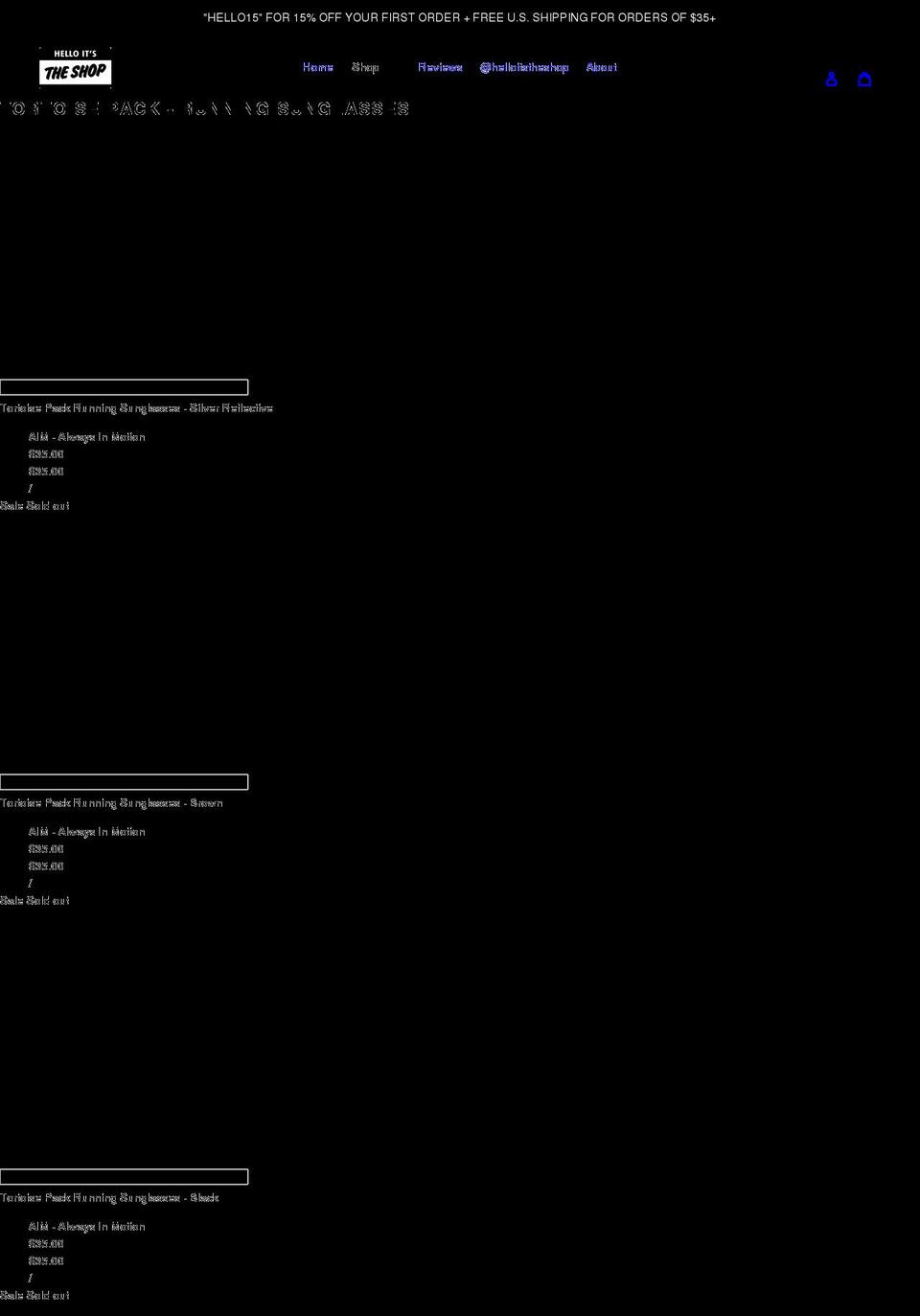 helloitstheshop.com shopify website screenshot