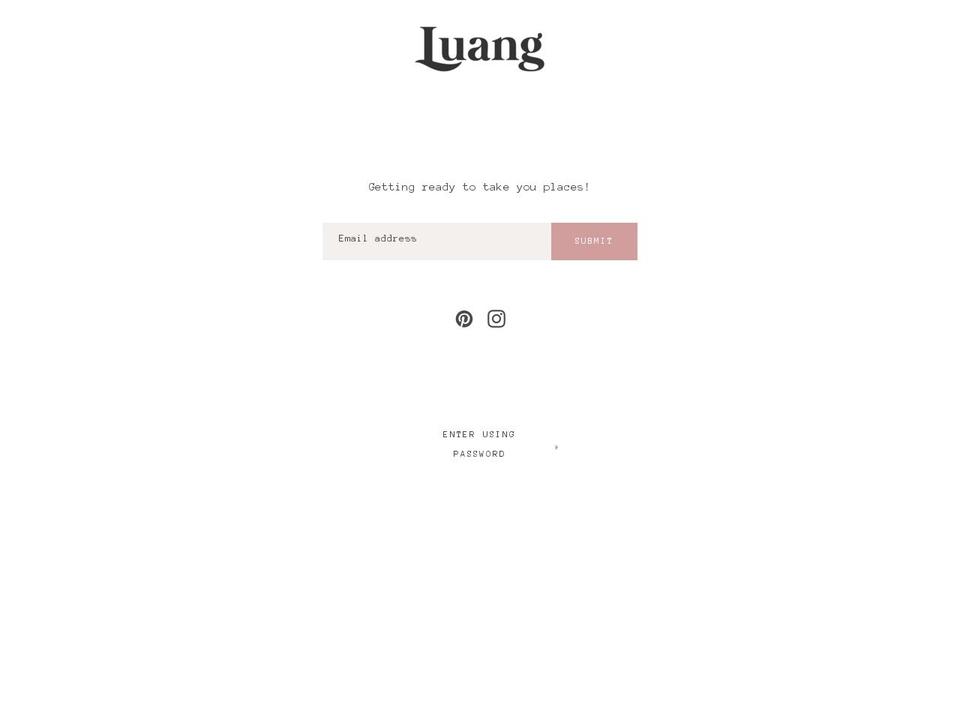 helloluang.com — Shopify storefront screenshot