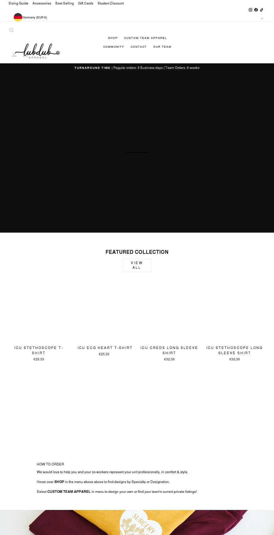 hellolubdub.com shopify website screenshot