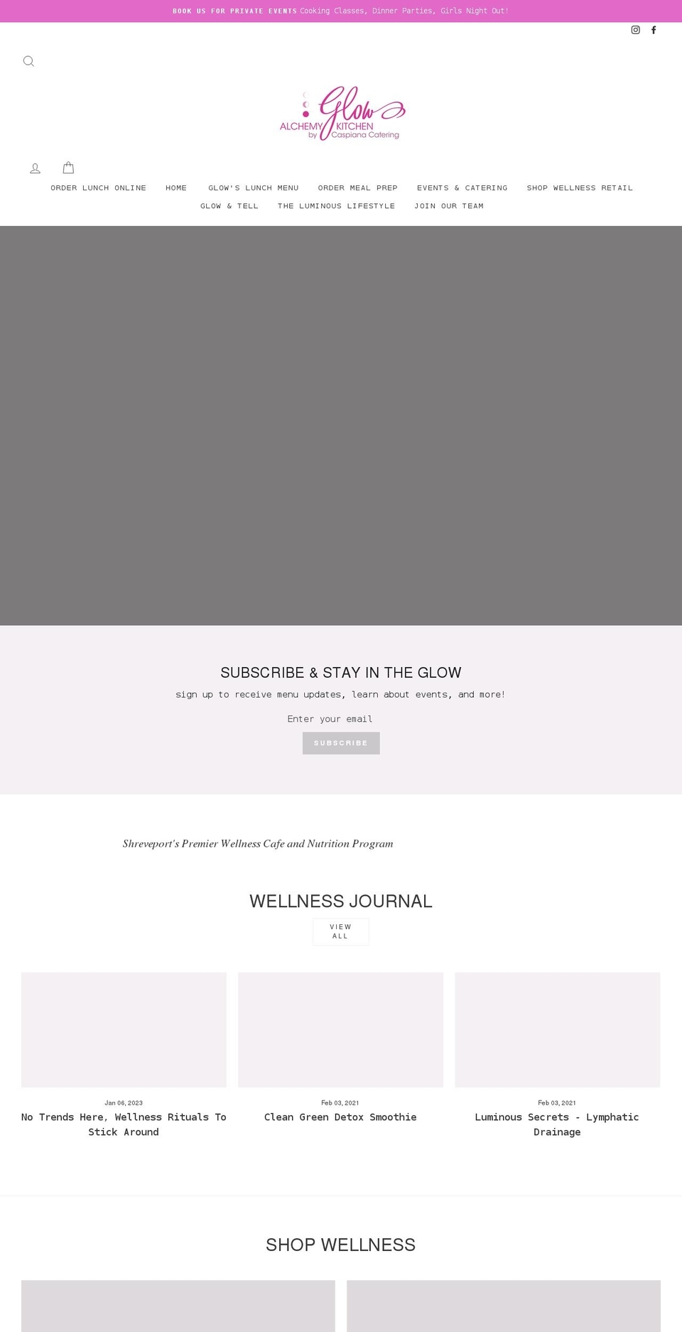 helloluminousyou.com shopify website screenshot