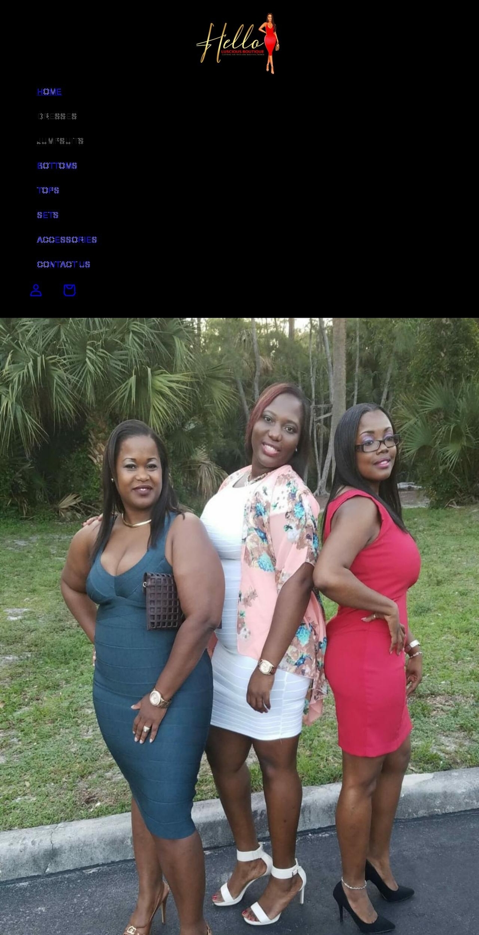 hellolusciousboutique.com shopify website screenshot