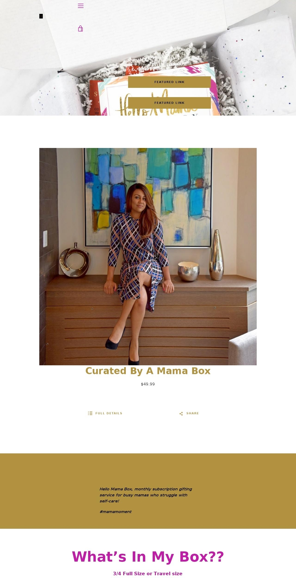 hellomamabox.com — Shopify storefront screenshot