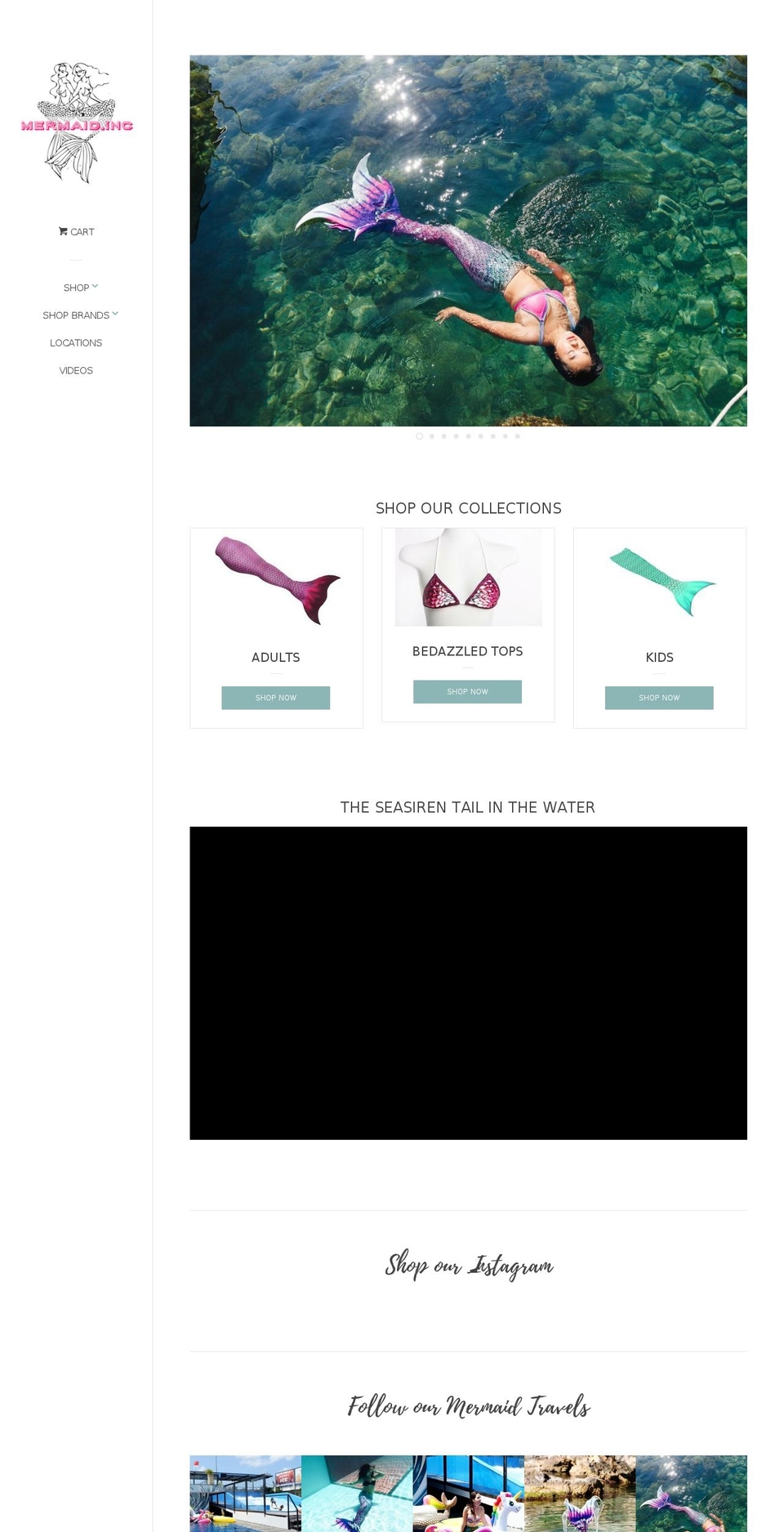 hellomermaidinc.com — Shopify storefront screenshot