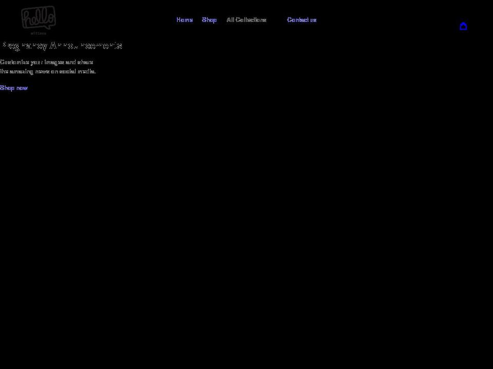 hellomittens.com shopify website screenshot