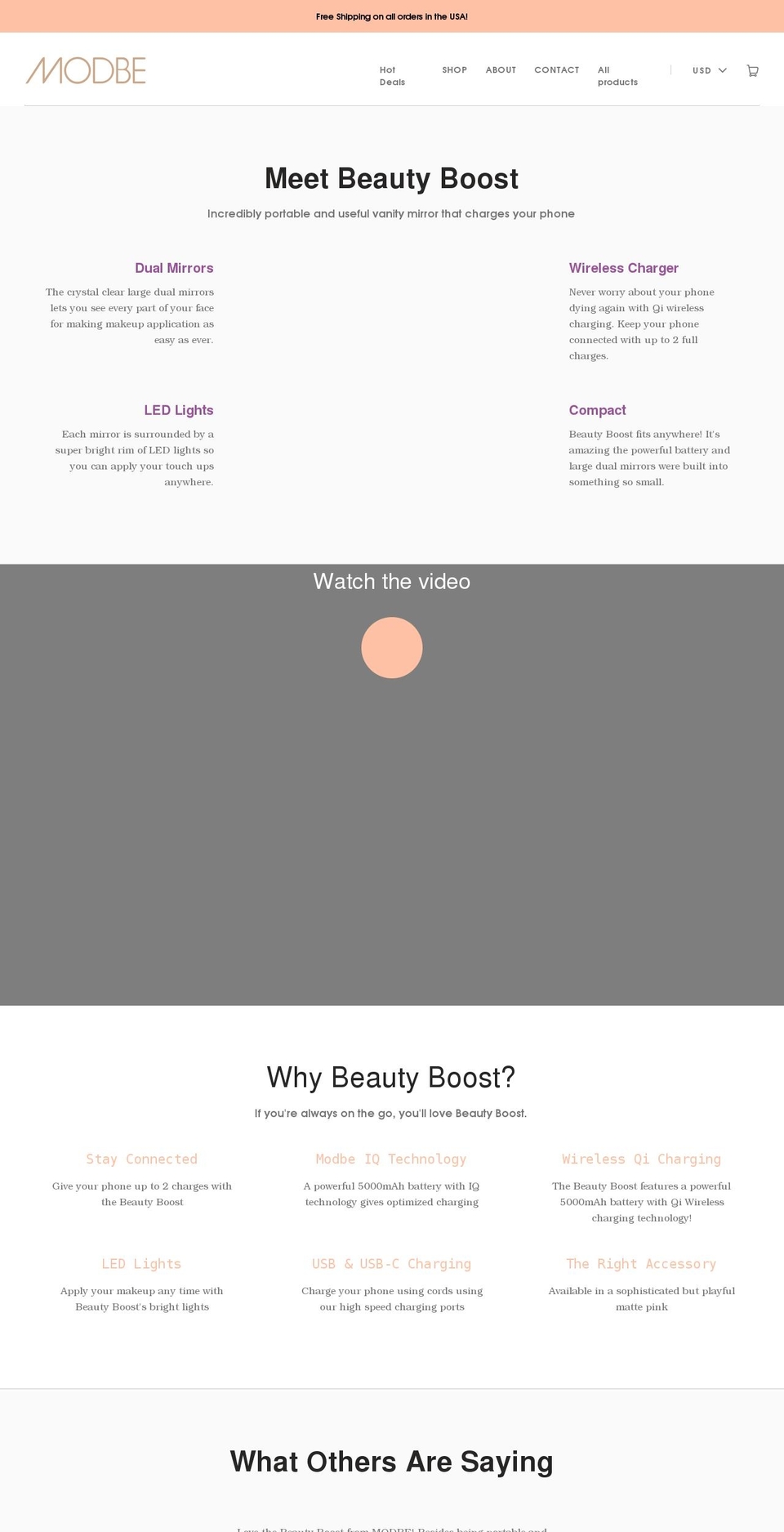 hellomodbe.com shopify website screenshot