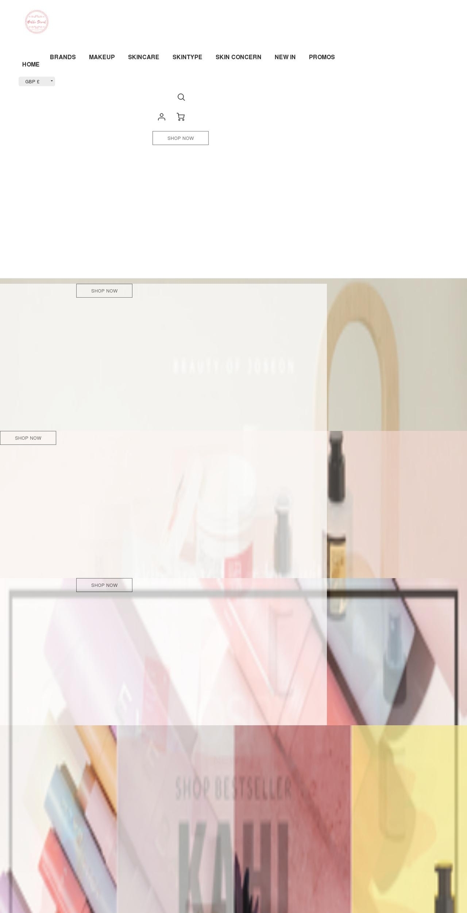 helloseoul.co.uk shopify website screenshot