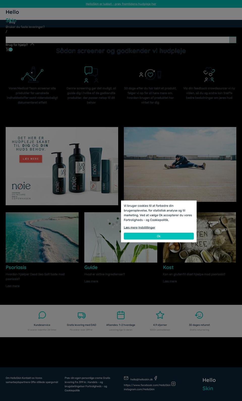 NEW VERSION Shopify theme site example helloskin.dk